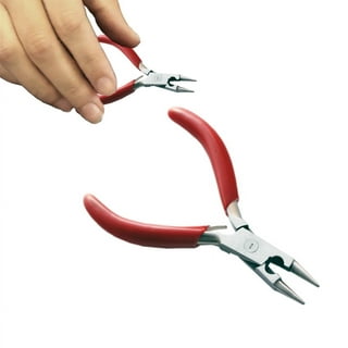 Flat Nose Pliers Nylon Jaws 5-3/4 Wire Working Jewelry Pliers Wire Wrapping