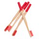 thumbnail image 4 of 4 cepillos de dientes de bambú biodegradables, ecológicos, para viajes y uso doméstico (rojos)., 4 of 7