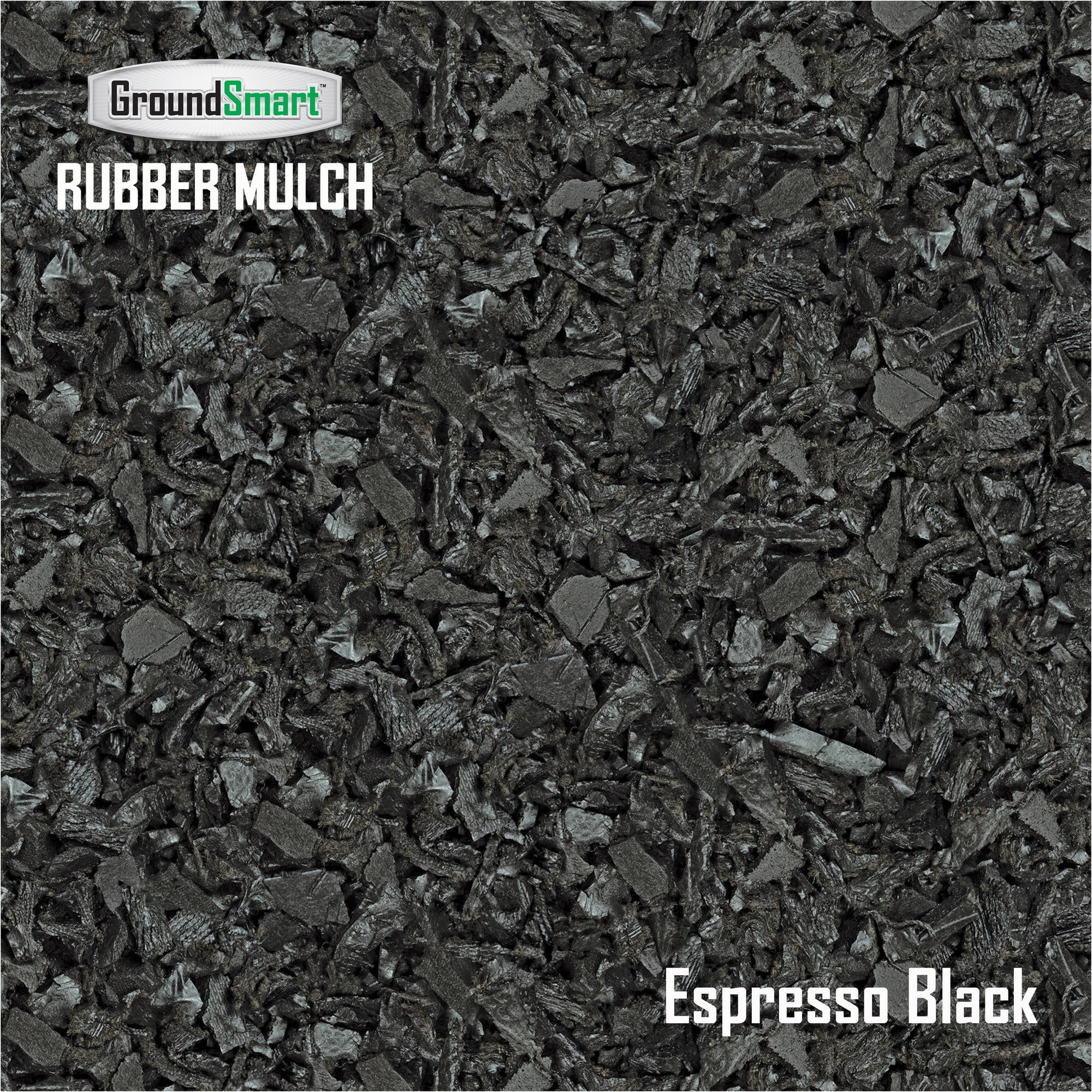 Groundsmart Rubber Mulch Espresso Black 0 8 Cu Ft Com