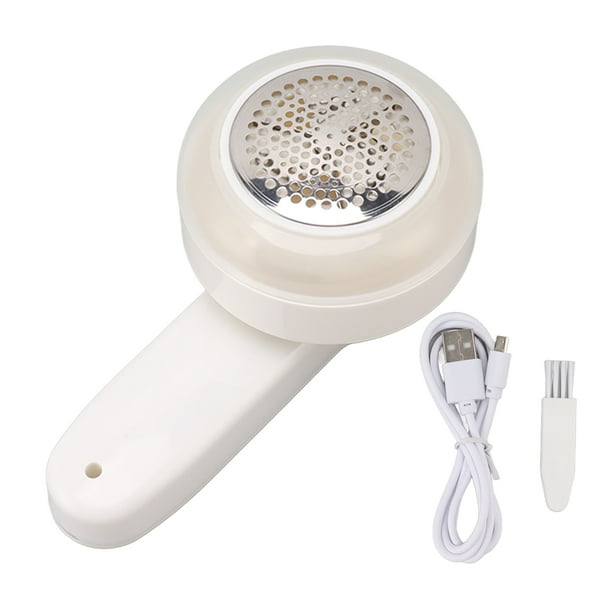 Quitapelusas eléctrico recargable de acero inoxidable con 3 cuchillas, despelusador de tela para suéteres, ropa, sofás y mantas