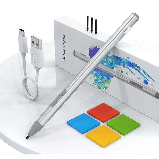 Lápiz capacitivo para Microsoft Surface Pro 11/10/X/9/8/7/7+/6/5/Go 3/Go 2/Book/Laptop 5/Studio 2