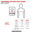 thumbnail image 2 of Airhead Type II Keyhole Life Jackets for Adults, 4-Pack, Coast Guard Approved, Orange, Unisex, 2 of 7