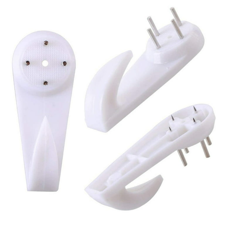 47Pcs Non-Trace Wall Picture Hooks Invisible Traceless Drywall