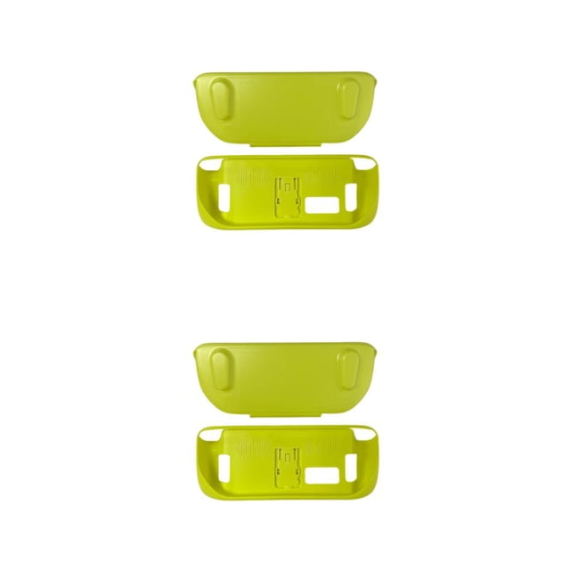 Sidaley Estuche protector Carcasa protectora A prueba de golpes Montaje de consola Accesorios para juegos Firmeza Cubierta de TPU Protector de Amarillo 2piezas
