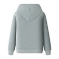 thumbnail image 2 of TANYSU Mens Slim Autumn Casual Solid Color Hooded Sweatshirt Tops Hooded Long Jacket Autumn Pocket Long Sleeve Men's Pullover Relaxed Fit Male Sports Athletic Dailywear, 2 of 5