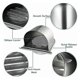 thumbnail image 2 of 150mm round stainless steel ventilation grille with anti-insect net, 45 slats., 2 of 5