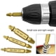 thumbnail image 4 of Juego de brocas para extractores de tornillos dañados 4341, removedores de pernos rotos despojados, rompedor de guía de perno de desmontaje de acero de alta velocidad, 5 piezas Eigraketly TO000828-02B, 4 of 7