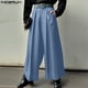 thumbnail image 5 of INCERUN 2024 Pantalones de estilo coreano para hombre, pantalones de pierna recta de cintura alta y lisos, pantalones casuales de calle, pantalones sencillos que combinan con todo, tallas S-5XL, 5 of 5