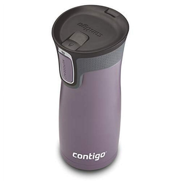 Contigo West Loop Stainless Steel Vacuum-Insulated Travel Mug  with Spill-Proof Lid, Keeps Drinks Hot up to 5 Hours and Cold up to 12  Hours, 16oz 2-Pack, Earl Grey & Dark Plum 