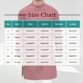 thumbnail image 2 of Mens Kaftan Thobe Robe Casual Muslim Gown Button Down Long Sleeve Robe Solid Color Henley Shirt, 2 of 5
