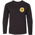 thumbnail image 3 of Inktastic Pocket Full of Sunshine Sunflower Long Sleeve Youth T-Shirt, 3 of 5