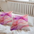 thumbnail image 5 of Ombre Purple Pink Marble Texture Outdoor Pillow Covers Pack of 2 Abstract Waves Art Waterproof Throw Pillow Covers Decorative Cushion Cases for Patio Garden Tent Balcony Couch 26x26 inch, 5 of 8