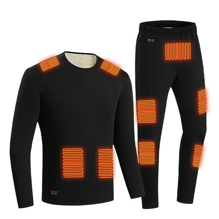 

ketyyh-chn99 Scrubs For Men Set Jogger Pants Men s Tracksuit Winter Soft Hooded Fleece Sweatsuits Warm Pullover Coats 2 Pieces Outfits Set