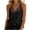 Black, variant on Mesh Patchwork V Neck Tank Tops for Women Dressy Casual Summer Sleeveless Sheer See Through Ribbed Knit Camisole Shirts Loose Fit Cozy Blouses
