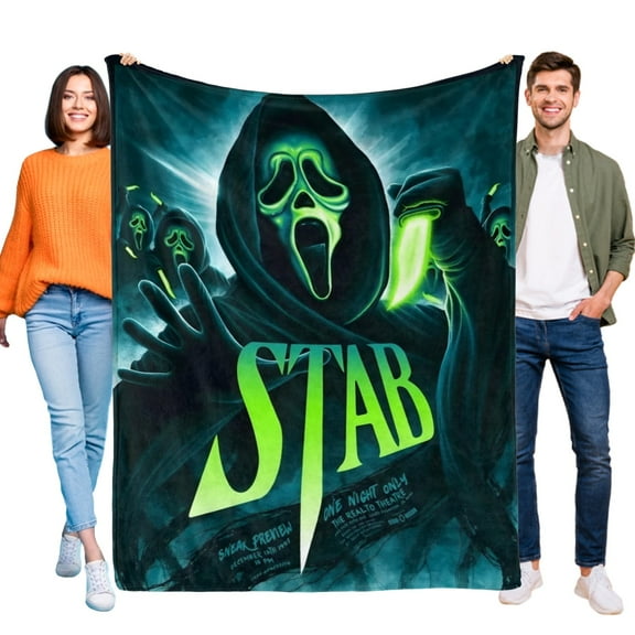 STAB Blanket for Kids, Soft Warm Flannel Throw Blanket for Boys Girls, 30x40 Inch Small Blanket for Sofa Couch Gifts Home Decor