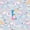 Blue E, variant on meiyoeat Cute Unicorn L Initial Twin Quilt Set for Boys Girls, Cartoon Monogram Twin Coverlet Set, Blue Multicolor, 2pcs