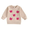 thumbnail image 2 of Bnwani Toddler Crew Neck Sweatshirts Boys Long Sleeve Cotton Casual Beige Size 18 Months, 2 of 5