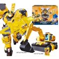 thumbnail image 1 of Metal Cardbot HEAVY IRON Trailer Cargo Truck Transforming Robot Car Card Toy Action Figure ABS 30CM Transformation Model Gift, 1 of 7