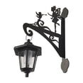 thumbnail image 2 of Escultura de estatua de jardín de animales de hierro con luces solares perfecl figura artesanal creativa decorativa para jardín 26 cm x 42 cm, 2 of 8