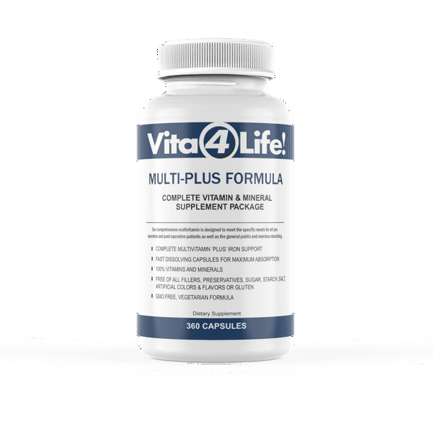 Vita4Life Bariatric Multivitamins MultiPlus Formula 360 Count
