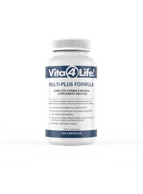 Vita4Life - Bariatric Multivitamins Multi-Plus Formula - 360 Count