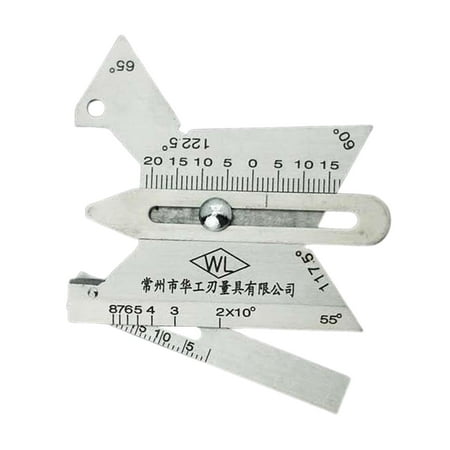 

Welding Seam / Stainless Steel Bevel Angle Tool/ Ruler/ Weld Measure Ruler Measurement Tools Style A