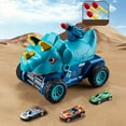 thumbnail image 4 of Uklsqma Dinosaur Toy Car Track Set for Kids | Ejectable Racing Car with Catapult Function | Durable Abs Plastic | Interactive Boys Girls Gift | Parent-Child Play | Includes 3 Rails and Projectiles, 4 of 6