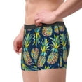 thumbnail image 4 of Disketp Colorful Pineapples Men'S Boxer Briefs,Soft And Breathable Cotton Underwear With Comfortflex Waistband, 4 of 8