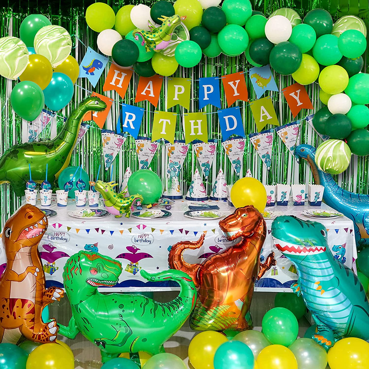 Dinosaur Birthday Decorations Party Favor Dinosaur Birthday Balloons Dinosaur Balloons Party Supplies for Kids Dinosaur Theme Birthday Party Decorations 