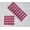 Fuchsia, variant on Cotton Gingham Checker Napkins 18"X18"
