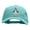 Mint, variant on Red White And Paris Embroidered Washed Cap - Mint OSFM