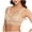 Khaki, variant on Womens Seamless Bras Deep Cup Full Back Coverage Hides Back Fat Comfort Wirefree Shaper Bra Sleep Yoga Bralette Stretch Bras 3pcs Gray XL