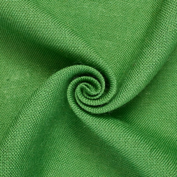 Burlap Gunny Hessian 100% Natural Sustainable Jute 60/61" Fabric By The Yard - Kelly Green