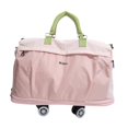 thumbnail image 4 of Quzzie Mallette pour Ordinateur Portable sur Roulettes Mallette Multifonctionnelle à Roulettes pour Femmes Hommes Travail Rose, 4 of 8