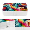 thumbnail image 4 of Unicorn Portable PU Leather Travel Organizer with Removable Compartment - Necklace and Jewelry Organizer Box, 4 of 6