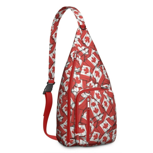 Abstract Geometric Sling Backpack - Modern Artistic Pattern Crossbody Bag, Lightweight Fashion Pack for Urban Commute