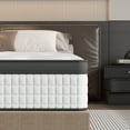 thumbnail image 4 of Doubleslee Twin Mattress, 12" Boxed Memory Foam Hybrid Spring with Motion Isolation and Pressure Relief - Black and White, 4 of 9