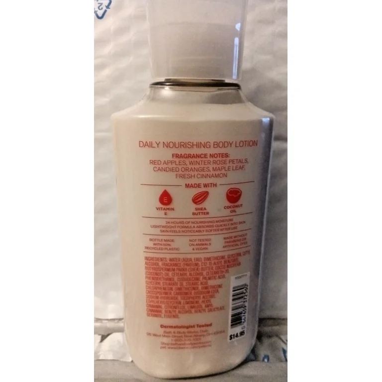 Bath & Body Works Lotion Winter Candy Apple 8 fl oz new - Walmart.com