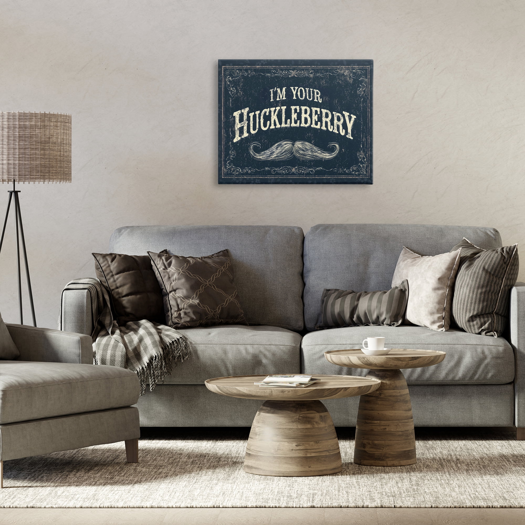 Stupell Industries I'm Your Huckleberry Canvas Wall Art, design by Arlington Prints