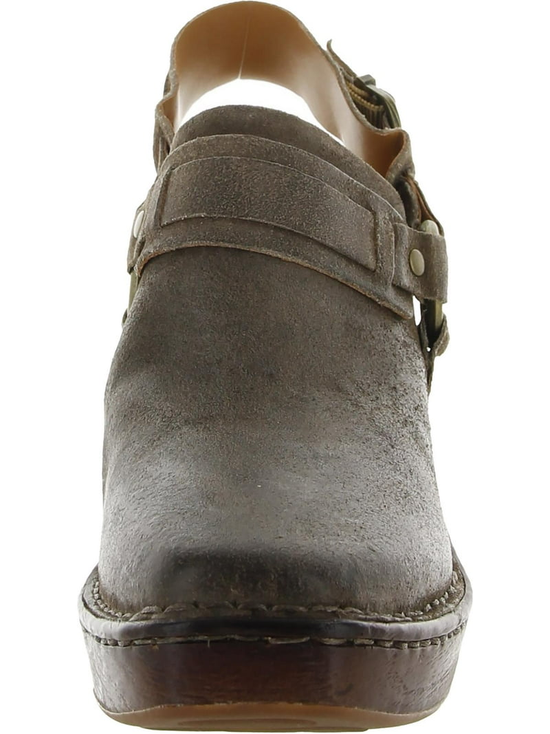 Born Dark Brown Leather Slip-On Clog with Adjustable Back Strap Size 10 Born Cory Clog - Free Shipping | DSW main image 4