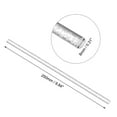 thumbnail image 2 of 8mmx250mm Transparent Bubble Solid Acrylic Round Rod PMMA Bar 4pcs, 2 of 3