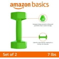 thumbnail image 2 of Vinyl Coated Dumbbell Hand Weights, 2 of 6