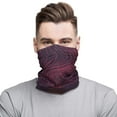 thumbnail image 2 of ZQUUVOU Men's and Women's Printed Neck Gaiter Washable Balaclava Sun Protection Bandana Scarf Mask Hiking Fishing Face Mask Purple A, 2 of 5