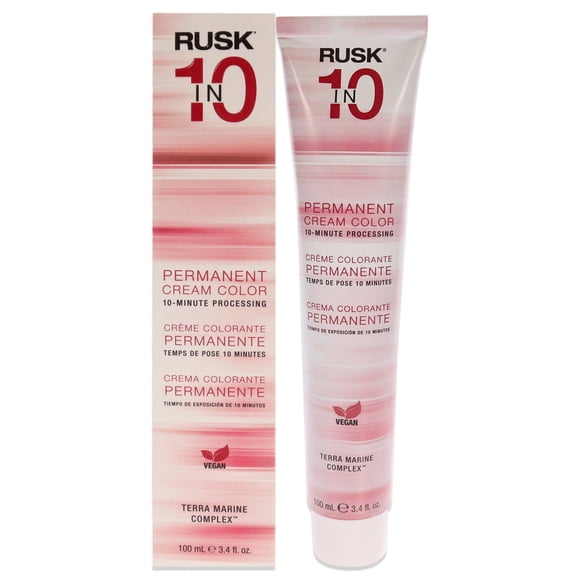 Permanent Cream Color In10 - 5NN Light Intense Natural Brown by Rusk for Unisex - 3.4 oz Hair Color