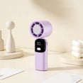 thumbnail image 6 of Handheld Fan Mini Powerful Wind Digital Display Long-Range Battery-Powered Portable Outdoor Usb Fan, 6 of 8