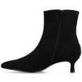 thumbnail image 5 of Journee Womens Arely Pointed Toe Kitten Heel Ankle Booties, Widths Available, 5 of 8