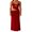 Red, variant on Women Bodycon Spaghetti Strap Cutout Maxi Dress Hollow Sexy Fitted Dresses Slip Long Dress Evening