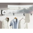 thumbnail image 5 of Foldable Wall-Mounted Shower Curtain Rod With Suction Cups - Space-Saving, 5 of 7