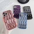 thumbnail image 2 of for iPhone 13 Pro Max Case,Water Ripple Pattern Curly Wave Frame Soft Compatible with iPhone Case (Light Blue,iPhone 13 Pro Max), 2 of 6