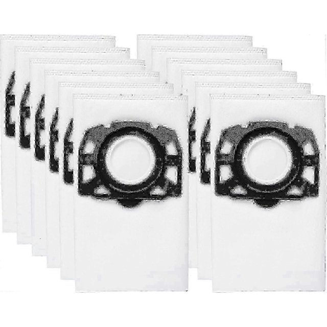 12 pack KFI 487 filter bags for Karcher WD4, WD5, WD6 vacuum cleaners